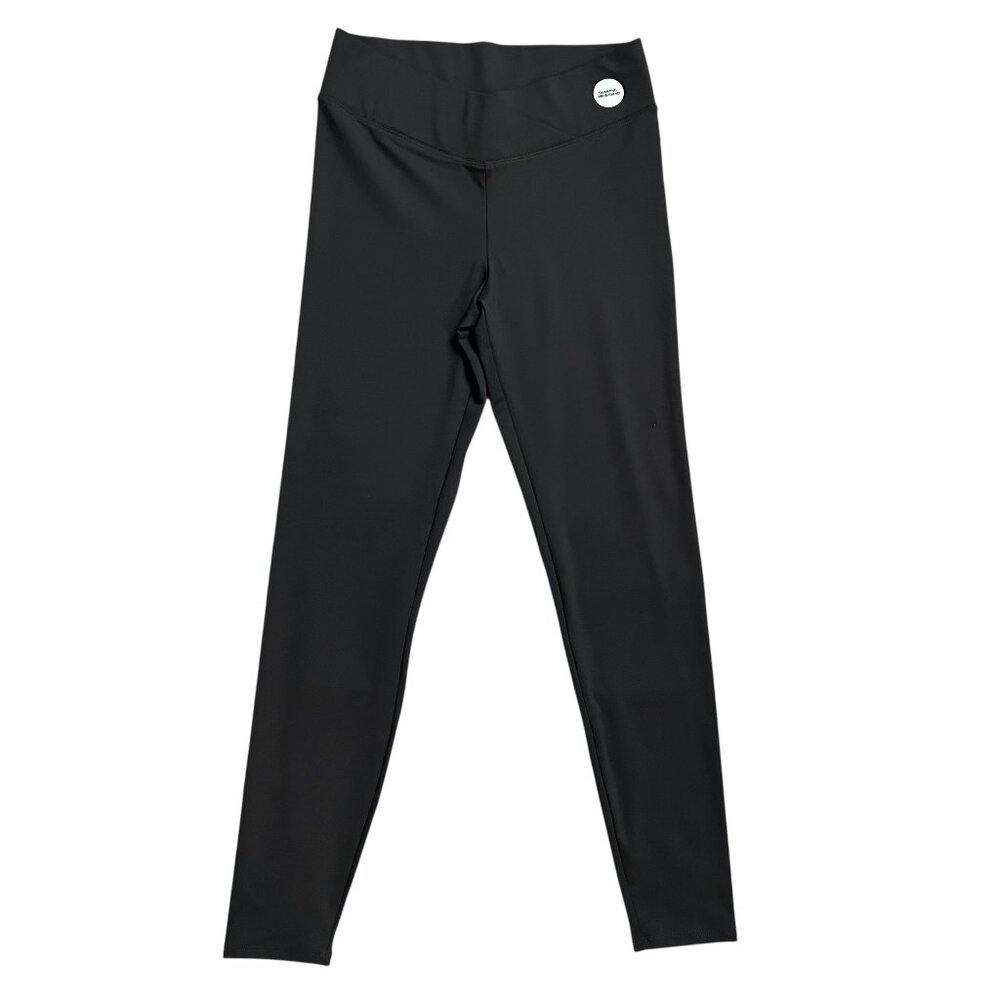 EXPRESS Women's Size S Slimming Waistband Athletic Leggings Grey Ankle Length